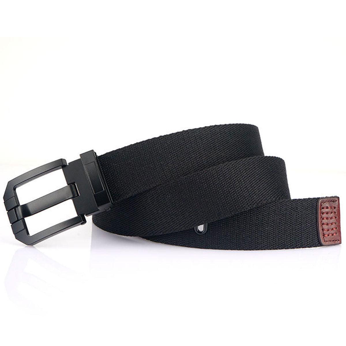 Belt Canvas With Buckle Black Model Mylan by Zictor