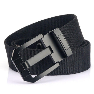 Canvas Belt With Black Prong Buckle Casual - Model Mylan