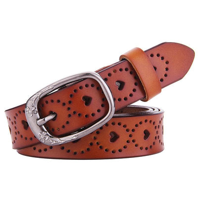 Openwork Belt With Heart Motifs - Model Farai