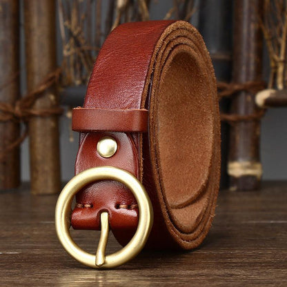 Belt Leather For Women Model Bar by Zictor