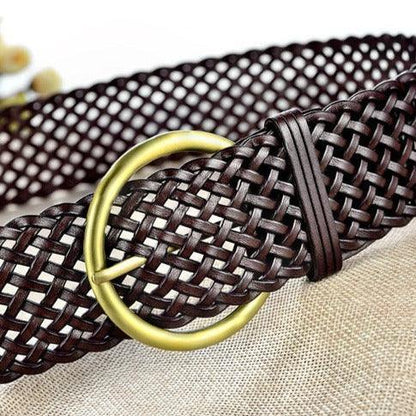 Belt Leather Braid Model Ife by Zictor