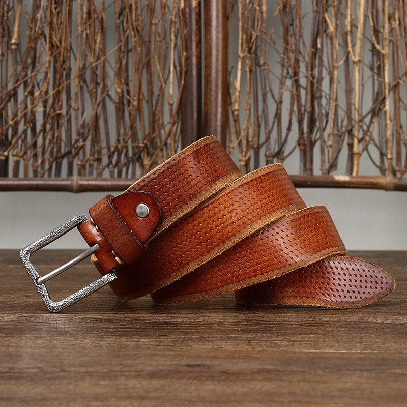 Belt Leather For Men Model Noam by Zictor
