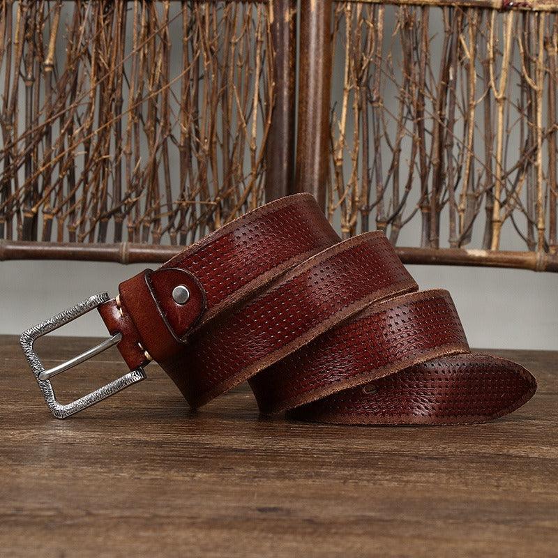Belt Leather For Men Model Noam by Zictor