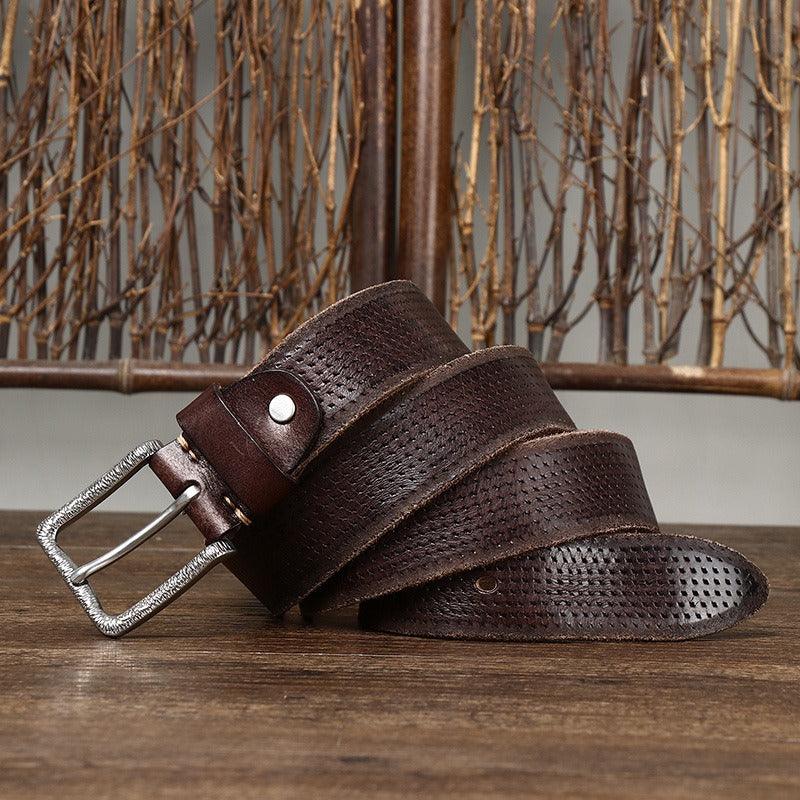 Belt Leather For Men Model Noam by Zictor
