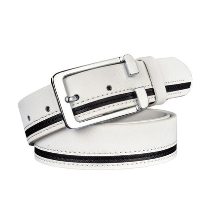 Belt in leather for Men, model Page - Zictor