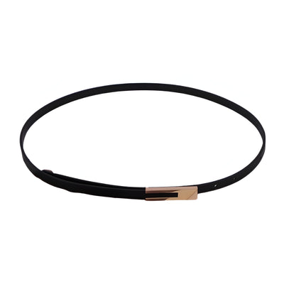 Elegant Slim Belt For Women Gold Buckle - Model An