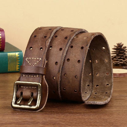 Belt Leather For Women Model Azul by Zictor