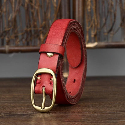 Belt Leather For Women Model Blaeke by Zictor