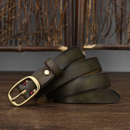 Belt Leather For Women Model Blaeke by Zictor