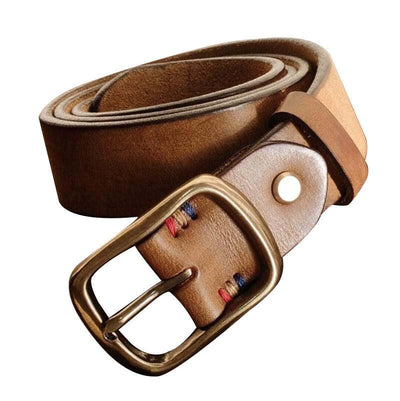 Belt For Women Aged Patina Buckle - Model Blaine