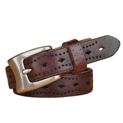 Belt For Women Perforated Strap - Model Charlee