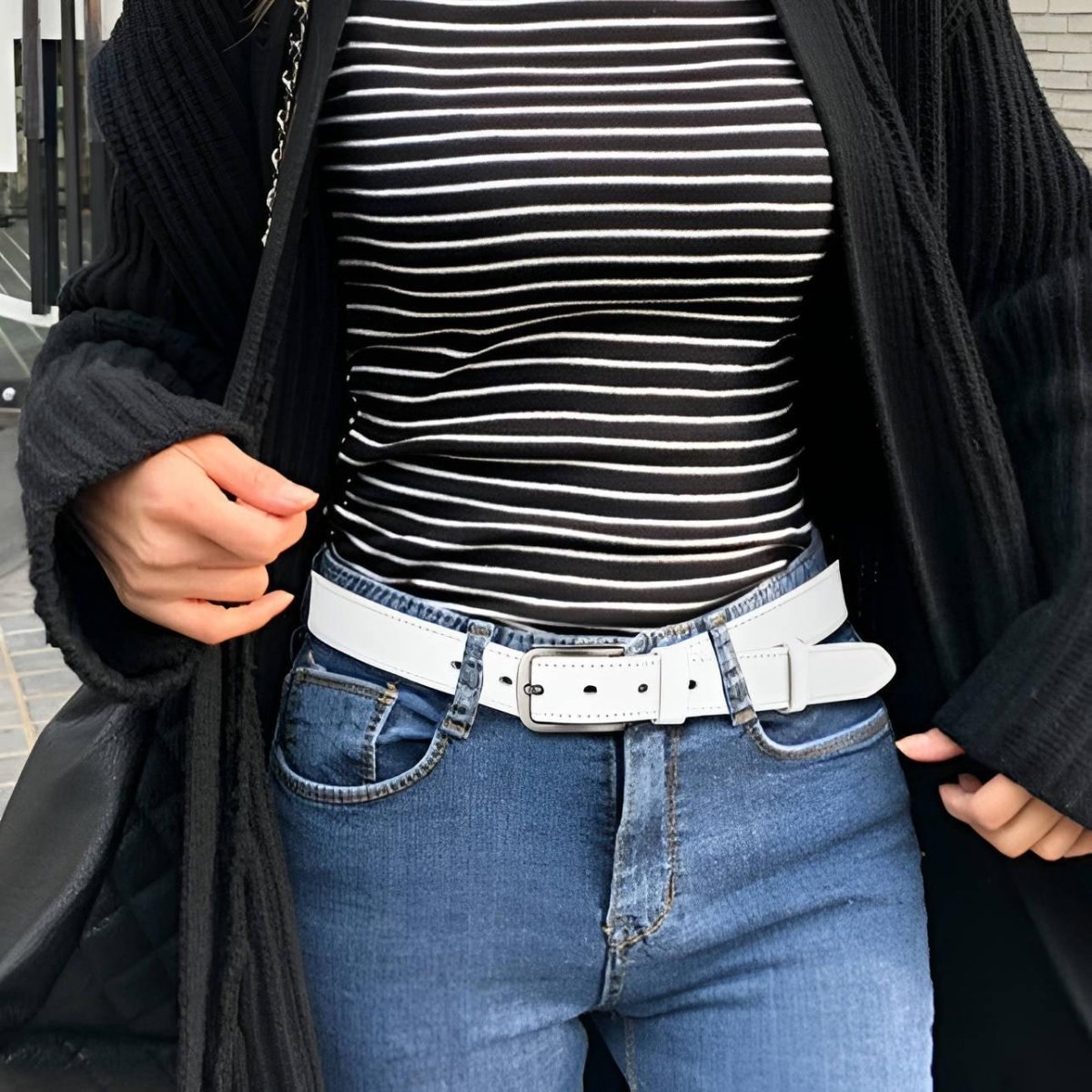 Belt Leather For Women Model Haydeni by Zictor