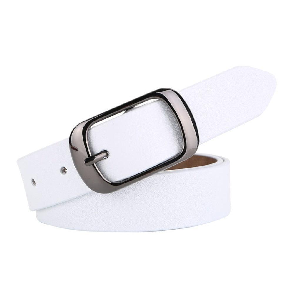 Belt in leather for women, model Jaime - Zictor