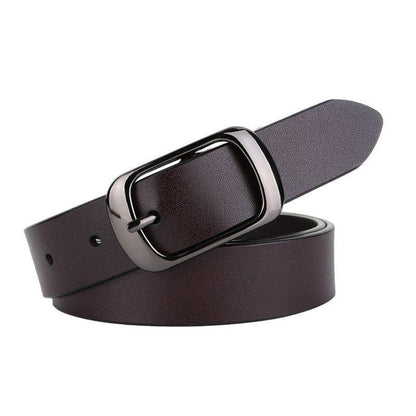 Belt in leather for women, model Jaime - Zictor