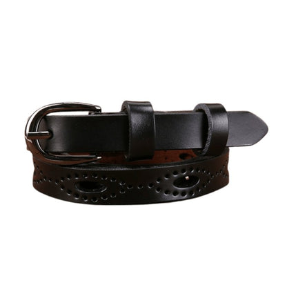 Belt in leather for women, model Jodey - Zictor