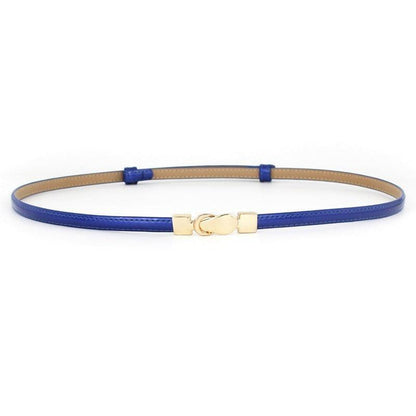 Belt in leather for women, model Juma - Zictor