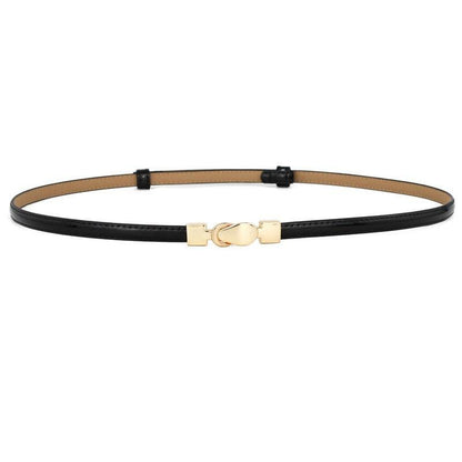 Belt in leather for women, model Juma - Zictor