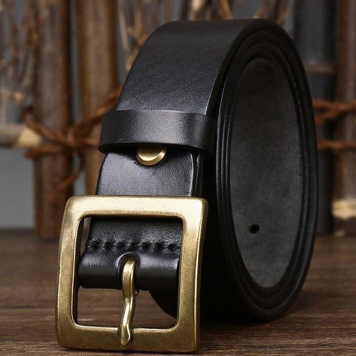 Belt in leather for women, model Kaceie - Zictor
