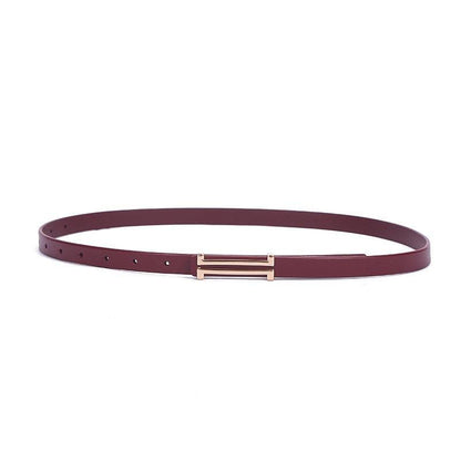 Belt in leather for women, model Lindsay - Zictor