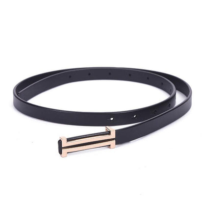 Belt in leather for women, model Lindsay - Zictor