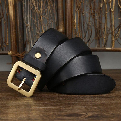 Belt in leather for women, model Lynn - Zictor