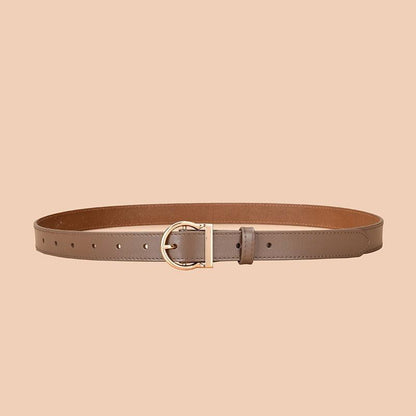 Belt in leather for women, model Rae - Zictor
