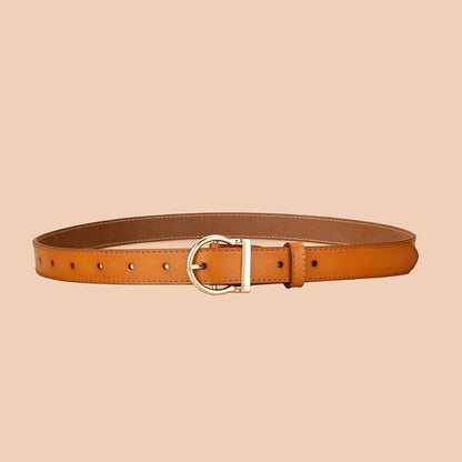 Belt in leather for women, model Rae - Zictor