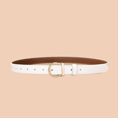 Belt in leather for women, model Rae - Zictor