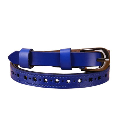 Belt in leather for women, model Renee - Zictor