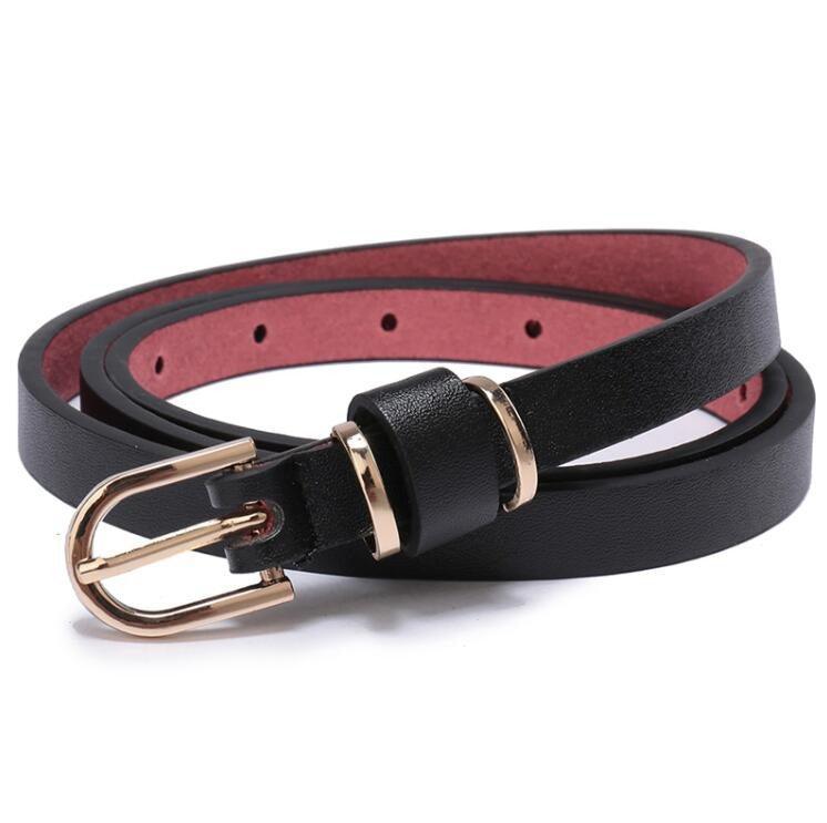 Belt in leather for women, model RowMaayans - Zictor