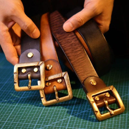 Belt In Leather For Men Model Alexo by Zictor