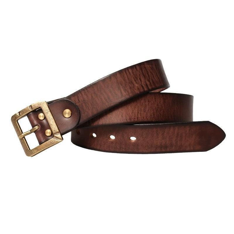 Belt in leather for women, model RowaAubrie - Zictor
