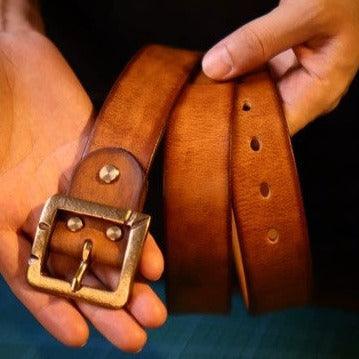 Belt In Leather For Men Model Alexo by Zictor