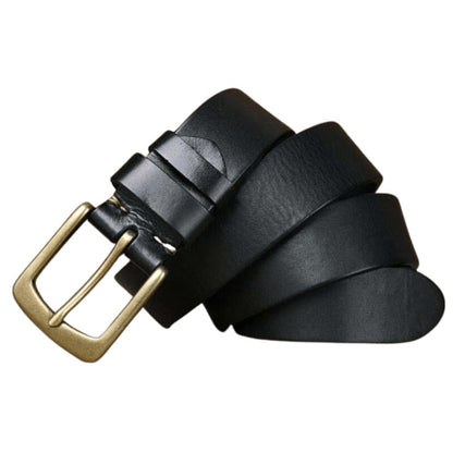 Belt in leather for women, model Solal - Zictor