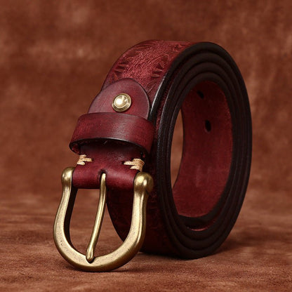 Copie Of Belt In Leather For Women Ou Men Model Allyn by Zictor