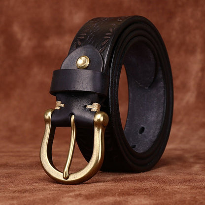 Copie Of Belt In Leather For Women Ou Men Model Allyn by Zictor