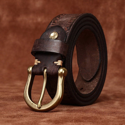 Copie Of Belt In Leather For Women Ou Men Model Allyn by Zictor