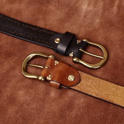 Copie Of Belt In Leather For Women Ou Men Model Allyn by Zictor