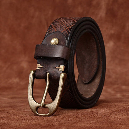 Belt Leather For Women Ou Men Model Arielu by Zictor