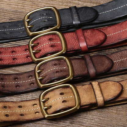 Belt Leather For Women Ou Men Model Ravi by Zictor