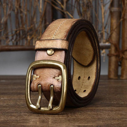 Belt Leather For Women Ou Men Model Ravi by Zictor