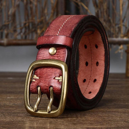 Belt Leather For Women Ou Men Model Ravi by Zictor