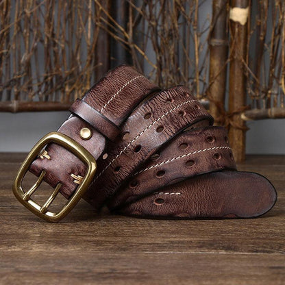Belt Leather For Women Ou Men Model Ravi by Zictor