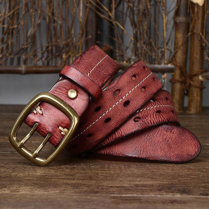 Belt Leather For Women Ou Men Model Ravi by Zictor