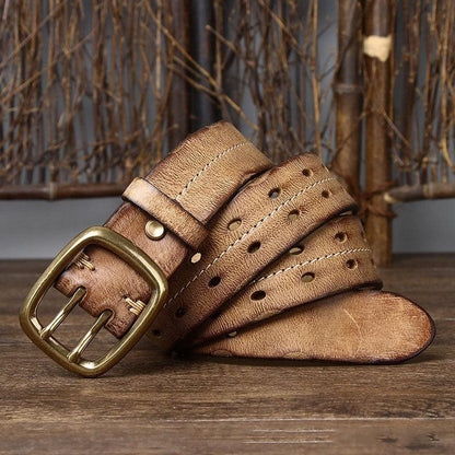 Belt Leather For Women Ou Men Model Ravi by Zictor