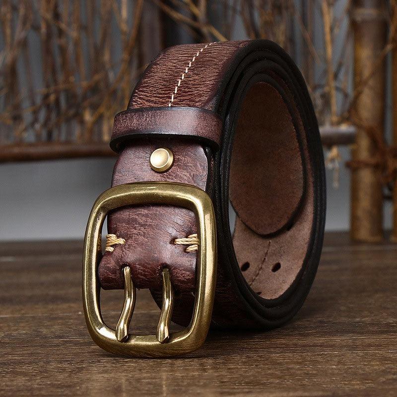 Belt Leather For Women Ou Men Model Ravi by Zictor