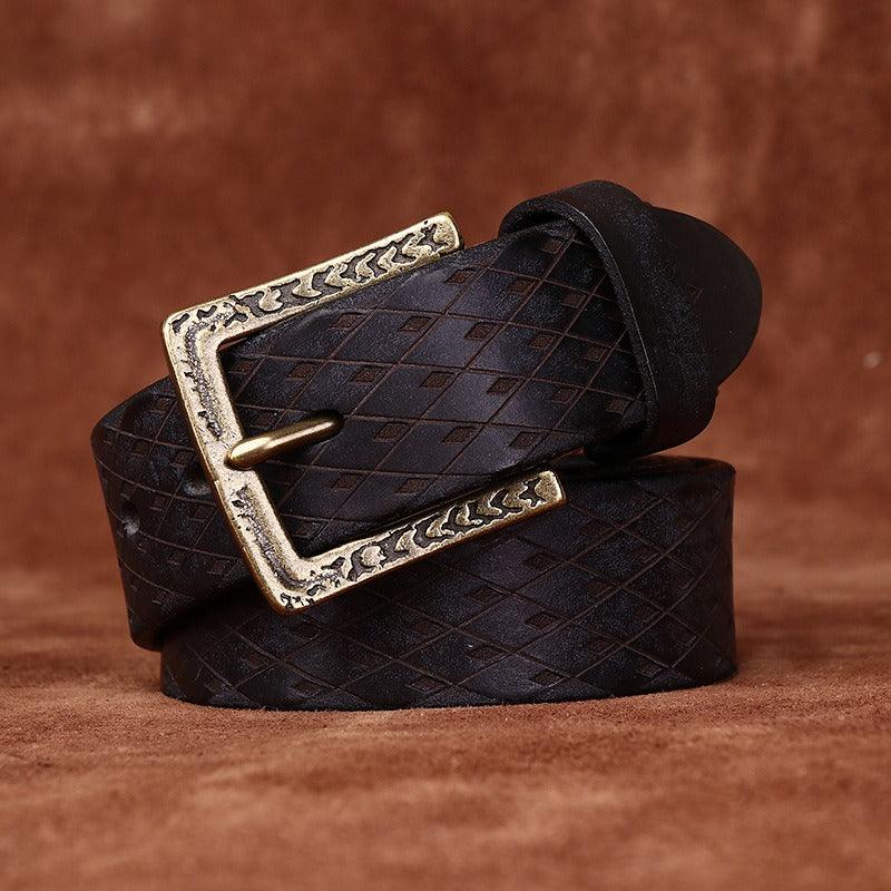 Belt in leather for women ou men, model Sabernka - Zictor