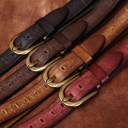 Belt Leather For Women Ou Men Model Lee by Zictor