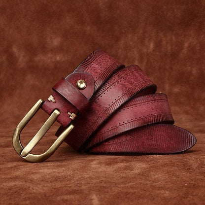 Belt Leather For Women Ou Men Model Lee by Zictor