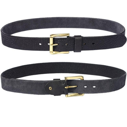 Belt Leather Texture Leather Craquele For Men Model Jamy by Zictor